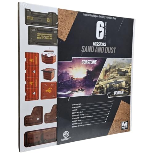 Mythic Games, 6: Siege The Board Game Bundle: Concrete City - Map Pack 1, Dead End - Map Pack 2, Sand and Dust - Map Pack 3 (3 Items)