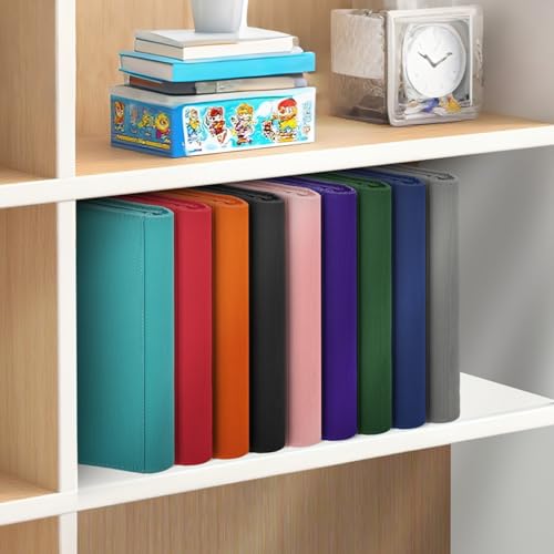 Toploader Binder,4-Pocket Side Load Trading Card Album, Holds 128 Cards | Top Loader Binder with Double-Sided Pockets for MTG, Sports Cards, Top Loader Storage(4 Dark Green) - color: 4Dark Green6