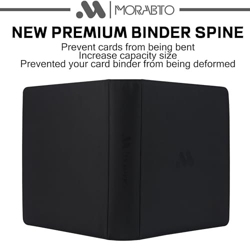 Card Binder 20 Pocket,Trading Card Binder Holds up to 2000 Cards with 50 Sleeves,Zipper Card Holder Album Compatible with TCG Card/Game Cards/Sports Card - color: Black, size: 20 Pocket 2000
