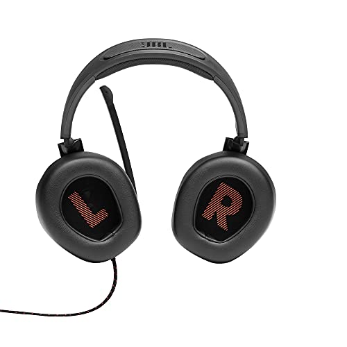 JBL Quantum 300 - Wired Over-Ear Gaming Headphones Quantum Engine Software - Black, Large (Pack of 4) - size: Large (Pack of 4)
