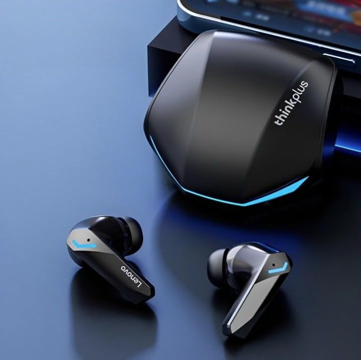 Lenovo GM2 Pro Bluetooth 5.3 Earphone Wireless Earbuds Low Latency Headphones HD Call Dual Mode Gaming Headset with Mic (Black)