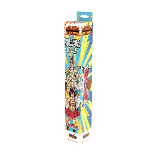 Jasco My Hero Academia Collectible Card Game Series 3 Wild Wild Pussycats PLAYMAT | 18" by 24" Rubber Game Mat | Ages 14+ | 2 Players | Average Playtime 20-30 Minutes | Made by Jasco Games