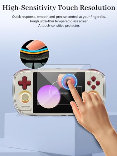 3-Pack Screen Protector for AYANEO Pocket AIR Mini Handheld Game Consoles, 9H Hardness Tempered Glass, Anti-Fingerprint,Anti-Scratch, Easily Installation, HD Clear