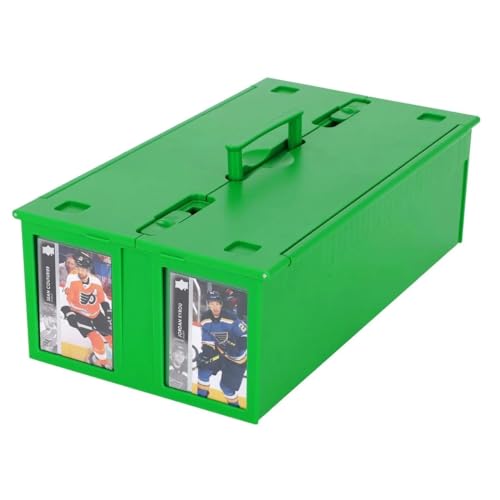 BCW Collectible Card Bin Green | Holds up to 1600 Cards | Plastic Storage Box for Pokémon, MTG & Sports Cards - 2 Pack - size: 2 Pack