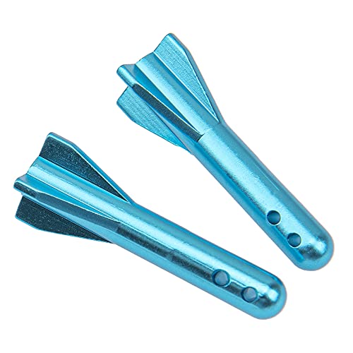 2Pack Aluminum Alloy RC Battery Cover Post Compatible with HSP Himoto Redcat Lightning EPX Tornado 94123 94111 94107 94118 1/10 RC Car Truck