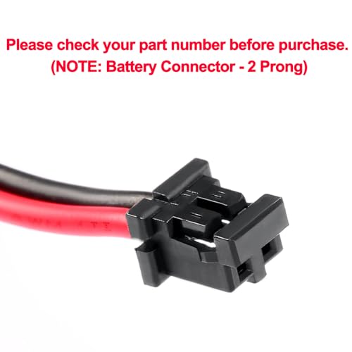 NYI Upgraded 3800mAh Battery Compatible with ADT IMPASSA 9057 SCW9057 SCW9055, 6PH-H-4/3A3600-S-D22 Replacement, 7.2V Rechargeable Ni-MH Battery Pack for DSC Control Panel, 2 Pin Connector