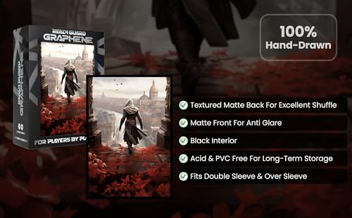 Graphene -100ct Textured Matte TCG/MTG Art Sleeves (Assassin) - style: Graphene