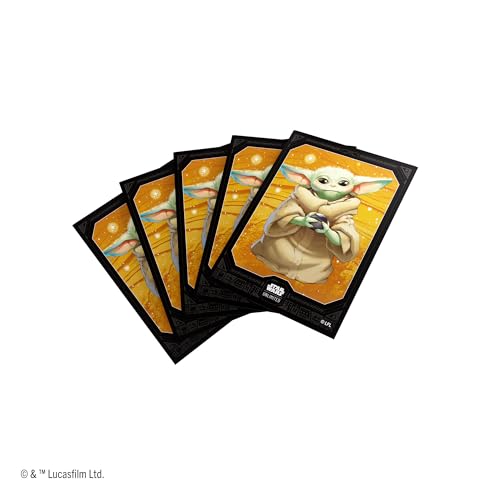 Star Wars Unlimited Grogu Art Sleeves | Gamegenic Officially Licensed Pack of 60 Art Sleeves & 2 Clear Sleeves, Optimized Size for Star Wars Unlimited TCGs and LCGs