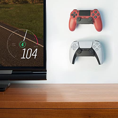 New Wall Mount for PS4 Controller,Compatible with PS5 Controller,Screw-Free Application(1 Piece)