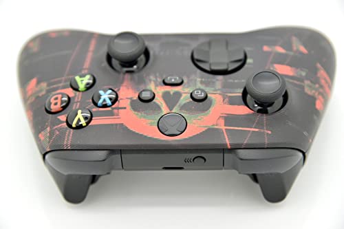 Hand Airbrushed Fade Custom Controller Compatible with Xbox Series X/S & Xbox One (Series X/S Digital Skull) - color: Series X/S Digital Skull
