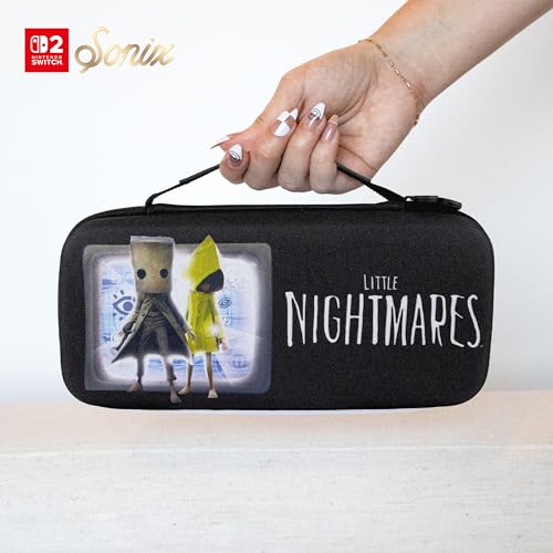 Sonix Carrying Case for Nintendo Switch 2, Switch 1, Lite, OLED, Protective Travel Case with Game Cartridge Storage - color: Little Nightmares