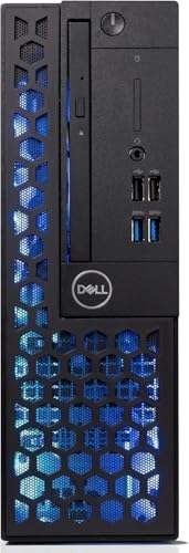 Dell Optiplex Computer PC w/RGB Lighting | Windows 11 Pro | Ultra Fast Intel i5-8500 | 16GB RAM + 1TB SSD | 5G WiFi + BT (Renewed) (PC Desktop) - style: Office Desktop