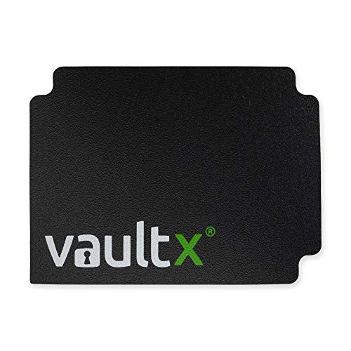 Vault X Large Standard Deck Box with 150 Black Sleeves, fits 100+ Sleeved Trading Cards (Black) - color: Black