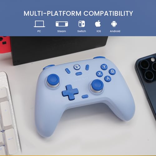 GameSir Nova Lite Wireless Controller for PC,Hall Effect Sticks & Trigger | Bluetooth Controller Gamepad with Hall Effect Trigger,Turbo,Rumble Vibration,Android, Switch & Steam Deck - color: Nova Lite(Green)