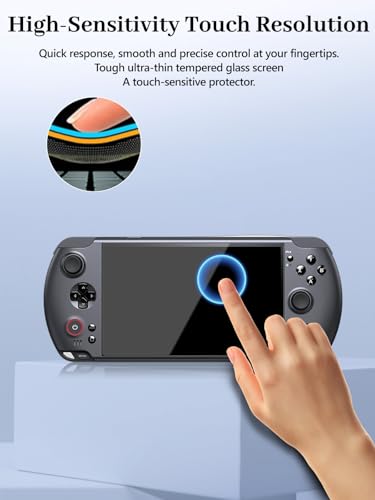 2-Pack Screen Protector for GPD WIN5 7'' Handheld Game Consoles, 6H Hardness Tempered Glass, Anti-Fingerprint,Anti-Scratch, Easily Installation, HD Clear