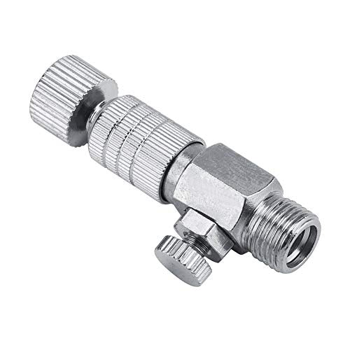 Tbest Harder Steenbeck Airbrush Quick Connect,Airbrush Quick Release Disconnect Adapter 1/8 in Male and Female Connections Adapter with Adjustable Control Valve Airbrush Accessories