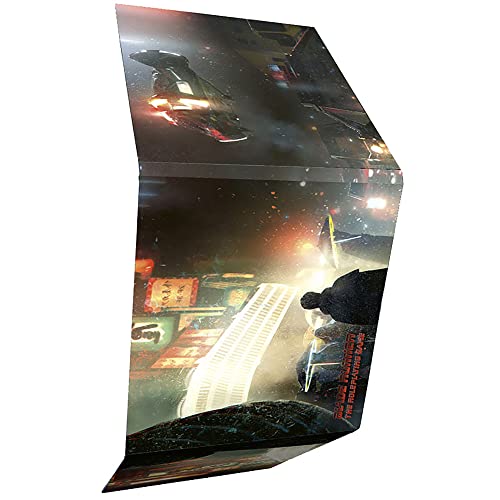 Free League Publishing Game Runner RPG Gamemaster Screen, Roleplaying Tabletop Accessory Expansion - style: Gamemaster Screen