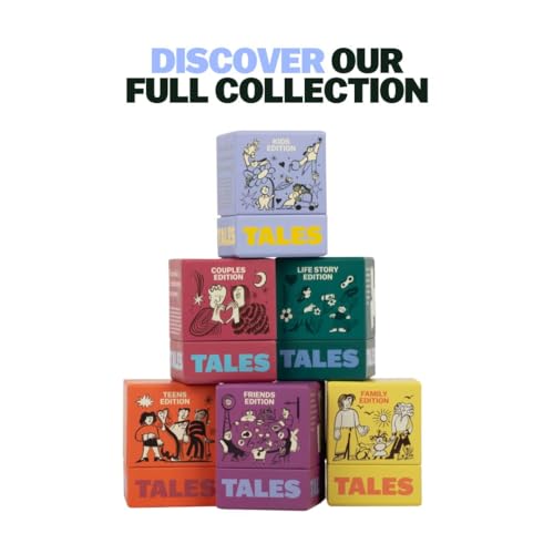 TALES 150 Conversation Cards, Perfect for Dinners, Road Trips, Classrooms & Game Nights, Gifts & Gatherings, Conversation Starters to Spark Creativity (Couples Edition) - color: Couples Edition
