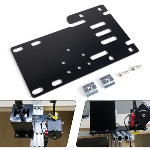 RASTP PC USB Handbrake Plate For SIM Racing Games Logitech G27 G25 G29 T500 T300(ONLY Plate),Style B - color: Style B-Black