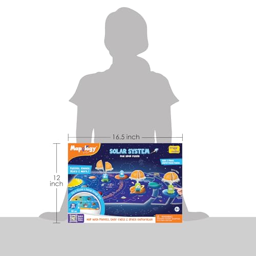 Imagimake Mapology Solar System for Kids | Educational Toys for Kids 5-7 | Space Toys | Puzzles for Boys & Girls Ages 4-8 | 6 Year Old Boy Gifts & Girl Gifts - style: Solar System