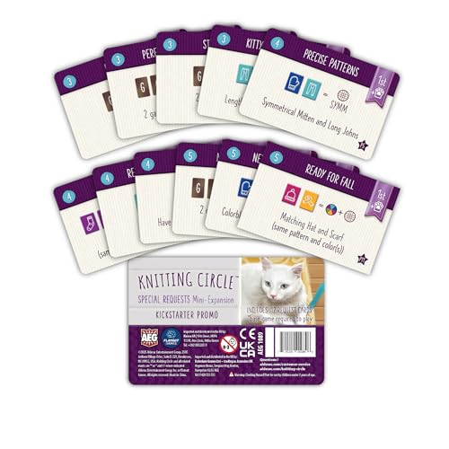 Knitting Circle: Special Requests Mini Expansion, New Spatial Challenges | 1-4 Players, Ages 10+, 30-45 Mins, Added Replayability