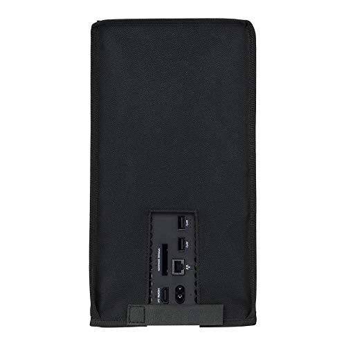PlayVital Black Nylon Dust Cover for Xbox Series X Console, Soft Neat Lining Dust Guard, Anti Scratch Waterproof Cover Sleeve for Xbox Series X Console - color: Black