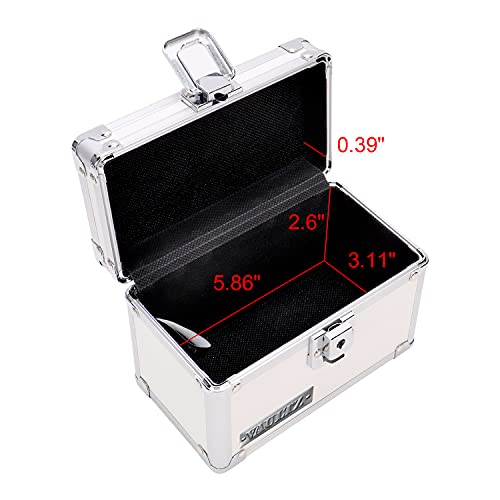 Vaultz Locking Index Card File, 3 x 5 Inches, White (VZ00174) - color: White, size: 3 X 5 Inch