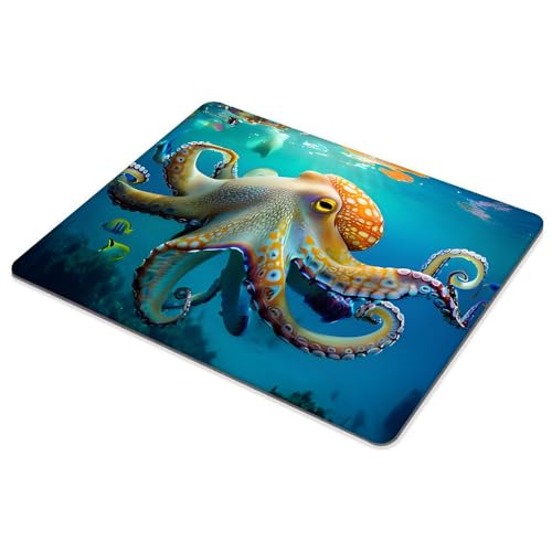 Square Mouse Pad Jellyfish,Gaming Mouse Pads for Desk,Soft Computer Waterproof Non-Slip Mouse Mat - color: Jellyfish