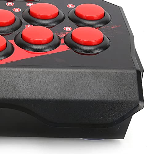 Wired Fight Stick, Computer Game Controller Accessories Comfort and Ergonomics Arcade Fight Stick for PC for Switch for PS3