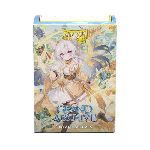 Dragon Shield | Matte Art Sleeves | 100 CT - Smooth & Tough Premium TCG Sleeves | Compatible with Pokemon, Flesh & Blood, One Piece & Magic the Gathering | Guo Jia: Heaven’s Favored - color: Guo Jia