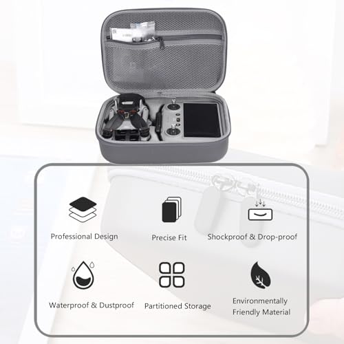Storage Bag for Mini 5 Pro Drone Case Hard Shell Travel Carrying case Compatible with Mini 5 Pro, DJI RC 2/ RC-N3 Controller and Accessories