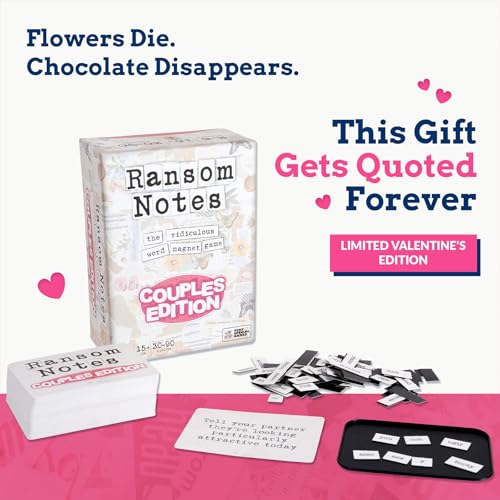 Ransom Notes Couples Edition - The Ridiculous Word Magnet Party Game, 3+ Players - color: Couples Edition