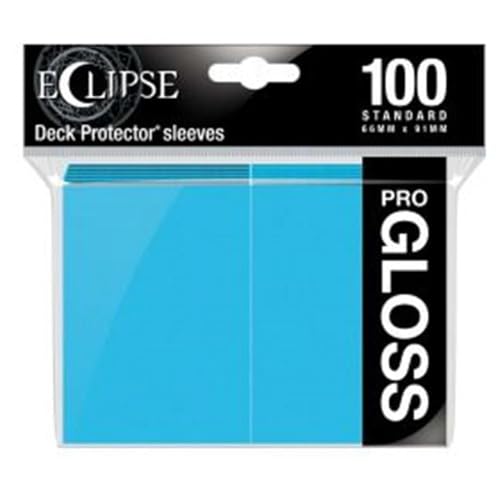 Ultra Pro - Deck Protector: Eclipse Gloss: Sky Blue (100) - color: Blue