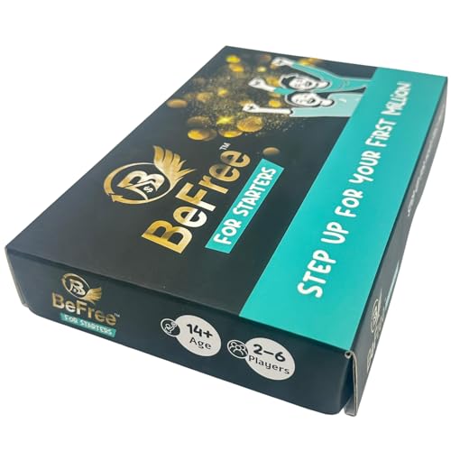 BeFree for Starters – Financial Literacy Card Game | Learn to Earn Money, Invest & Manage Cash Flow | Educational Family Strategy Game for Teens & Adults
