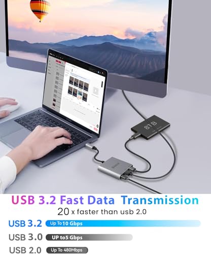 Switch 2 Dock HDMI2.1 Upgraded V22 for Nintendo Switch 2 Compatible with the Latest firmware V22+/Plug&Play/Usbc to HDMI Adapter 4k120Hz for Laptop/MacBook - color: P&P for V22+