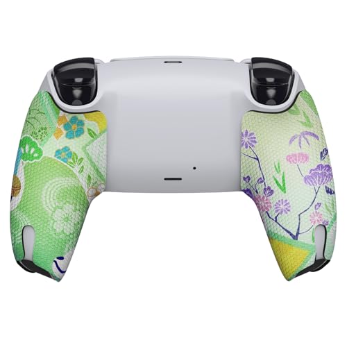 eXtremeRate PlayVital Anti-Skid Sweat-Absorbent Controller Grip for ps5 Controller, Professional Textured Soft Rubber Pads Handle Grips for ps5 Controller - Wishing Shrine - color: Wishing Shrine