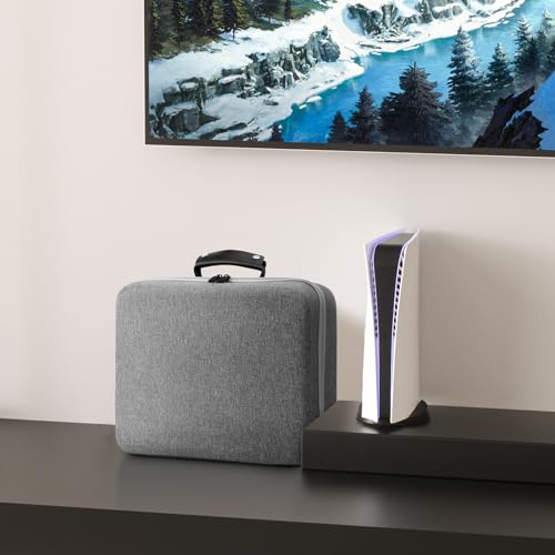 VORI Carrying Case for PSVR2 Gaming Headset and Touch Controllers Accessories, Portable Protection Hard Case for PS VR2 Controller, Suitable for Travel and Home Storage, Grey