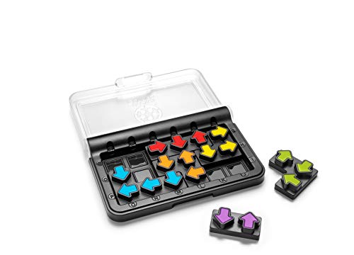 SmartGames IQ Arrows | Boost Planning and Problem Solving Skills | 120 Challenges from Easy to Expert | Great for Ages 7 - Adult | A Fun Travel Game in a Portable Case - style: Compact