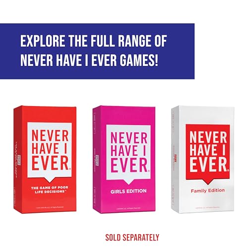 Never Have I Ever Card Game - Party Game of Poor Life Decisions - Ages 17 and Up – The Classic Viral Hilarious and Funny Icebreaker for Adults - 4-12 Players - style: Classic