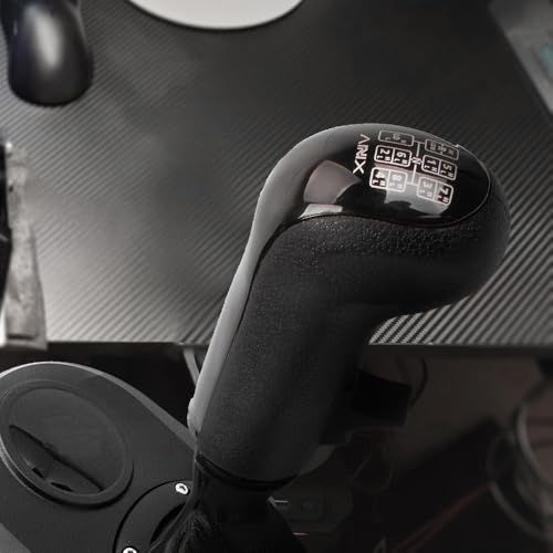 RASTP USB American Truck Simulator Shifter, Gearshift Knob for ATS & ETS2 Games Compatible with Logitech G27 G29 G920 Thrustmaster TH8A Fanatec SQ, PC Sim Racing Shifter (Style 1) - size: USB Gearshift Knob Style 1