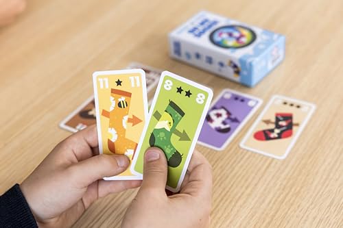 Oh, My Socks Card Game | Fast-Paced Sock Matching & Set Collection Strategy Game for Family, Kids & Adults, Ages 6+, 2-5 Players, 15 Mins
