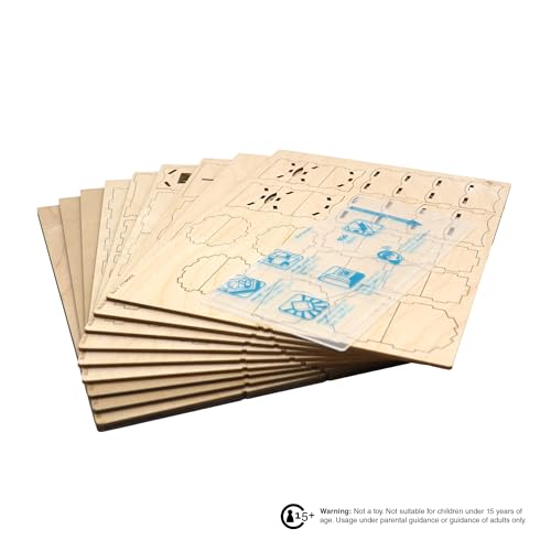 The Broken Token Game Organizer Compatible with Scythe - Wooden Game Organizing Box with Multiple Trays - size: Scythe Base