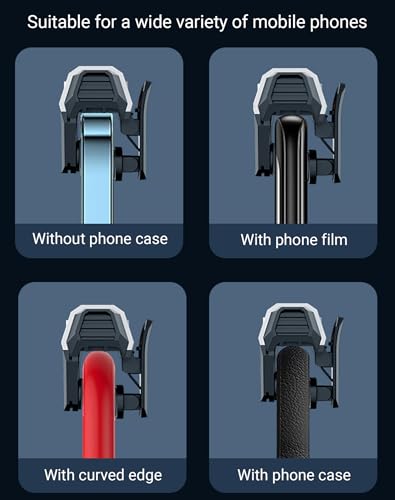 CyberFey Mobile Gaming Triggers Phone Controller for Gaming PUBG/Call of Duty, Gatillos para Celular, Compatible with Android & iPhone