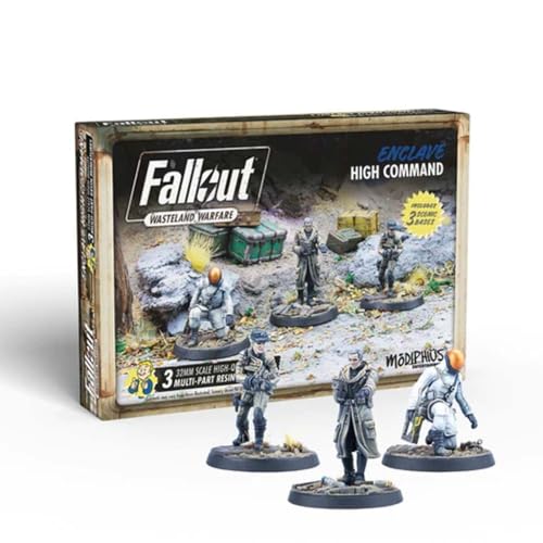 Modiphius Fallout - Wasteland Warfare - Enclave High Command - style: High Command