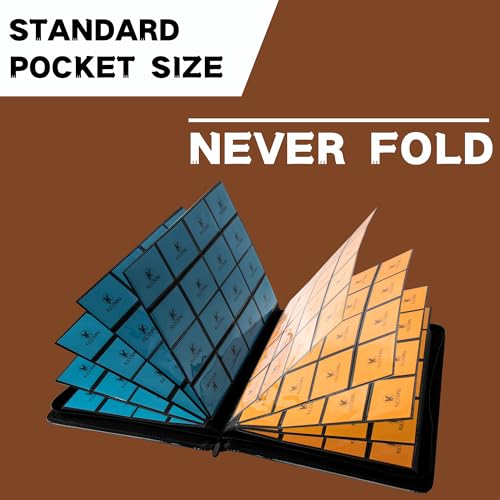 1000+ Pockets Trading Card Binder, 16-Pocket Card Ablum Compatible with MTG,Sports Cards & Other Standard Size Trading Cards (Hight Green) - color: Hight Green