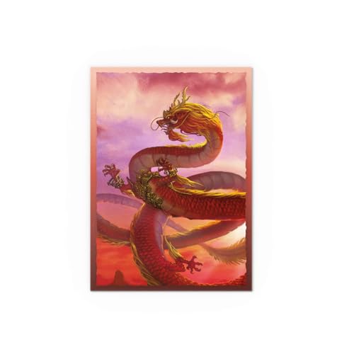 Dragon Shield | Matte Dual Art Sleeves | Wood Dragon 2024 | 100 CT - Smooth & Tough Premium TCG Sleeves | Compatible with Pokemon, One Piece & Magic the Gathering - color: Wood Dragon 2024