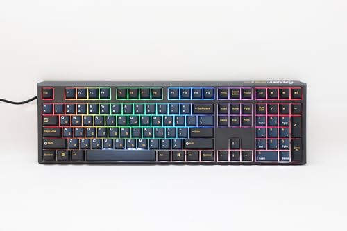 Ducky One 3 Pro Nazca Line 8K 100% Mechanical Keyboard: Quack Mechanics Dampening, Hot-Swappable Cherry MX2A Silent Red Switches, High-Density PBT Tripleshot Keycaps, RGB, US, Nazca Line | 100% mechanical gaming keyboard, hot-swap switches, Quack Mechanic