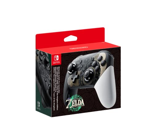 Nintendo Pro Controller - The Legend Of Zelda: Tears Of The Kingdom Edition Switch,Windows Video Game Controller (Renewed)