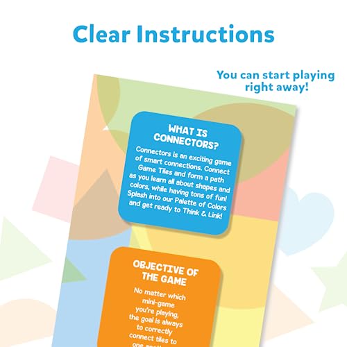 Skillmatics Educational Game – Connectors Shapes & Colors | Fun Learning Game of Connections, Strategy & Matching, Ages 3 to 6 - style: Shapes and Colors