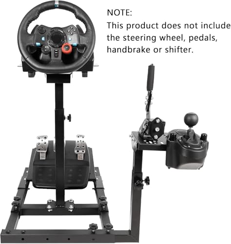 Supllueer Racing Wheel Stand Fit for Logitech G25 G27 G29 G920, for Thrustmaster T300RS T500RS, Racing Simulator Game Stand without Steering Wheel Pedal Shifter